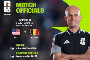 最新世界杯1/8决赛美国对阵比利时裁判组：约旦裁判马哈德迈担任主裁直播入口_最新世界杯1/8决赛美国对阵比利时裁判组：约旦裁判马哈德迈担任主裁直播入口在线观看_免费看直播