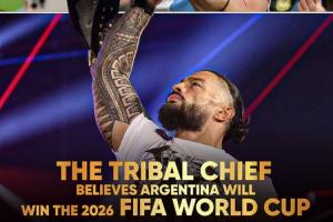 WWE“部落酋长”罗曼：世界杯决赛支持梅西、阿根廷